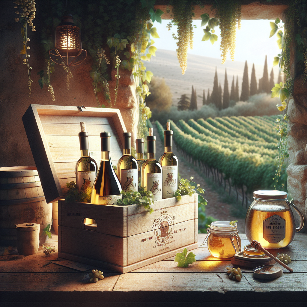 קסם גלילי במארז אחד: יין ודבש משובחים מבית משק פנחס