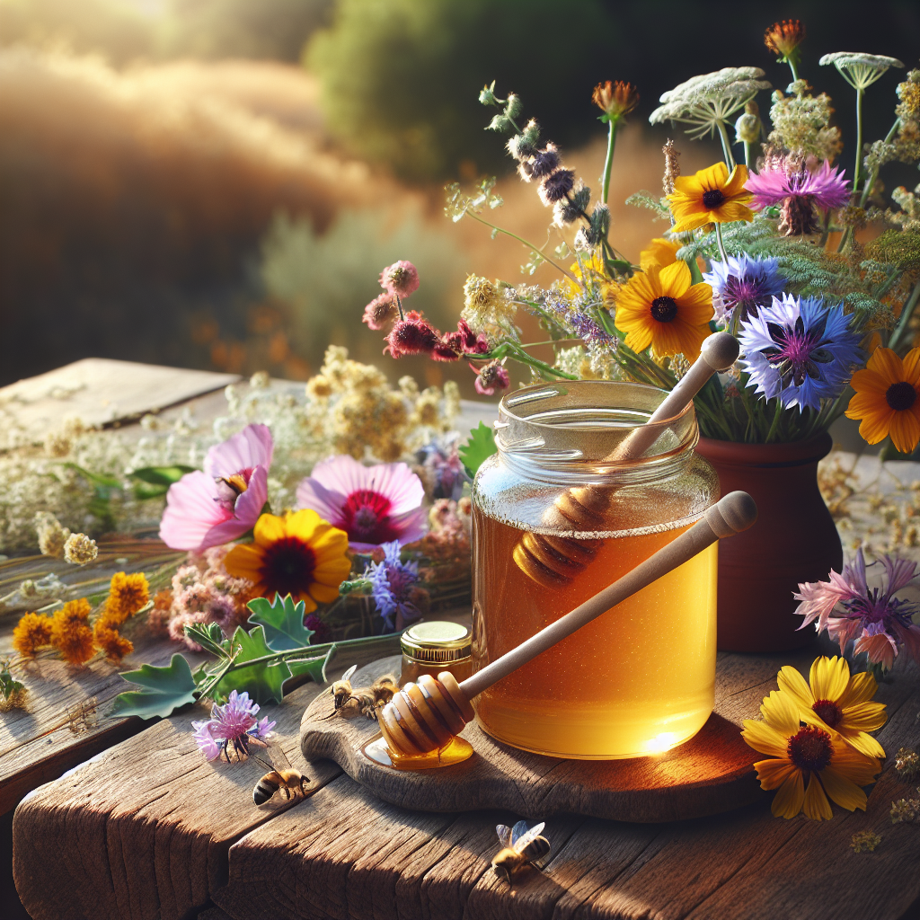 קסם הטבע בצנצנת: מסע אל הערכים התזונתיים של דבש פרחי הבר מהגליל