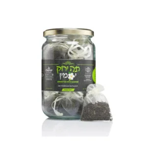 צנצנת תה ירוק יסמין 20 שקיקים