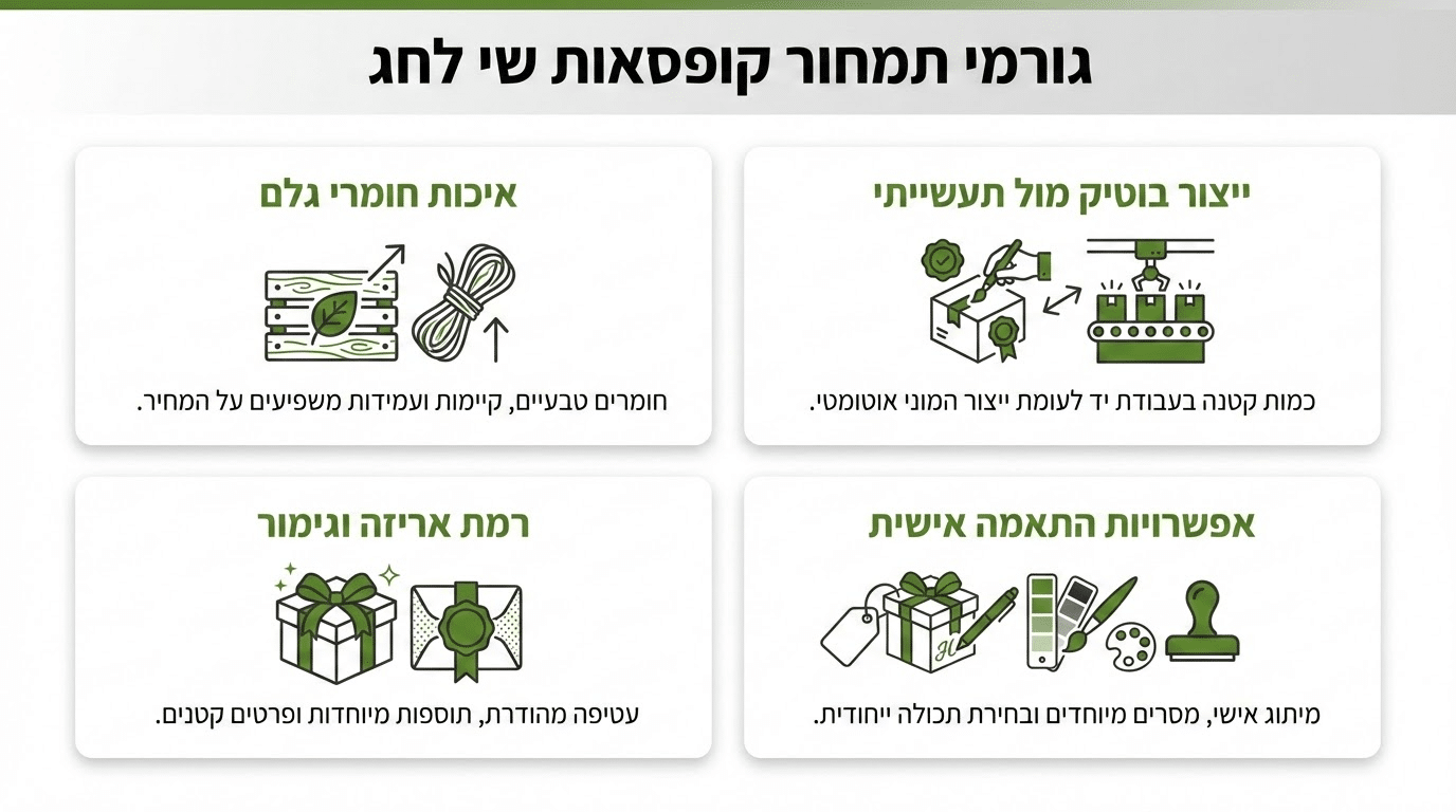 מחירי מארזי מתנה לחג והשוואת איכות ותוכן