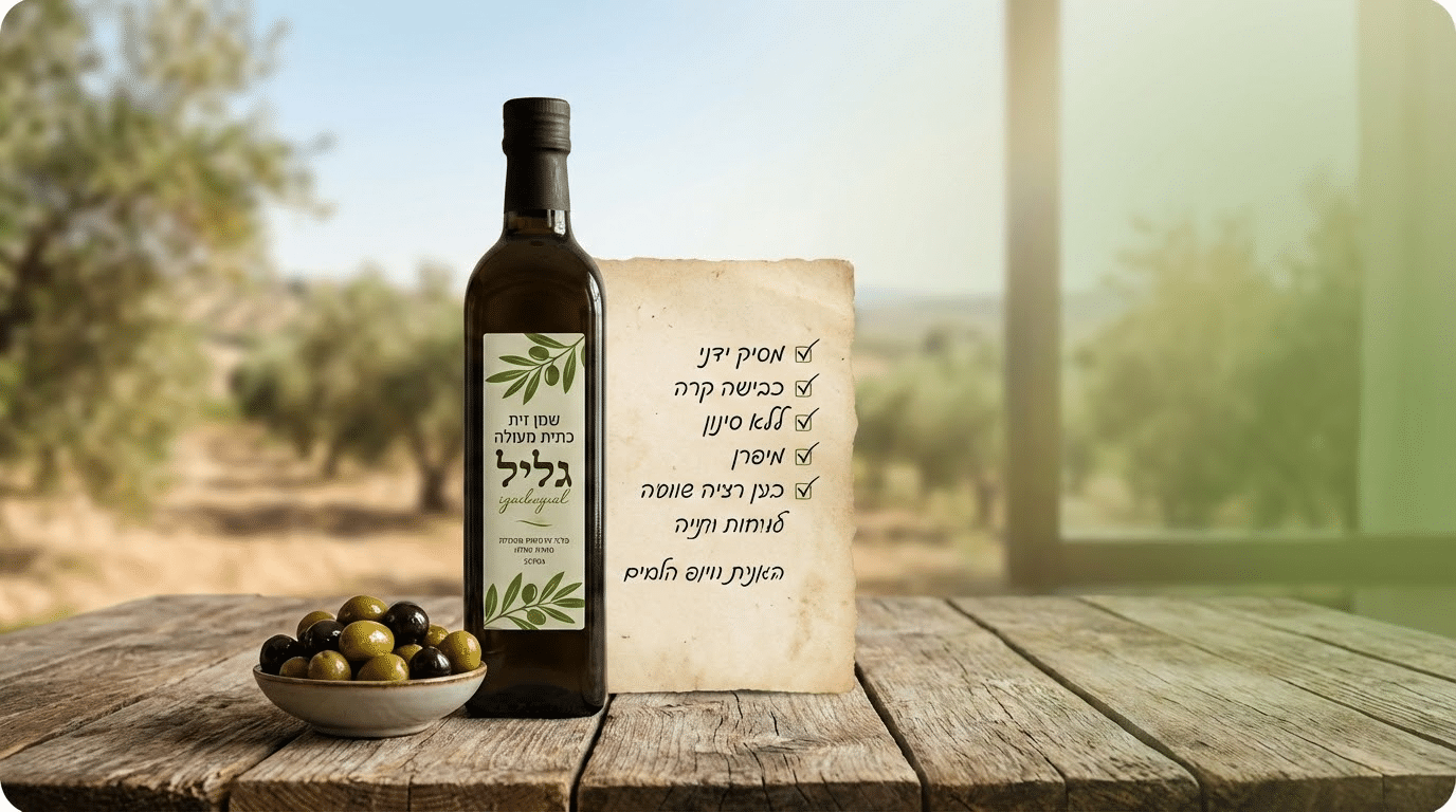 איך לבחור שמן זית: המדריך המלא לרכישה נכונה וטיפים לזיהוי שמן זית איכותי