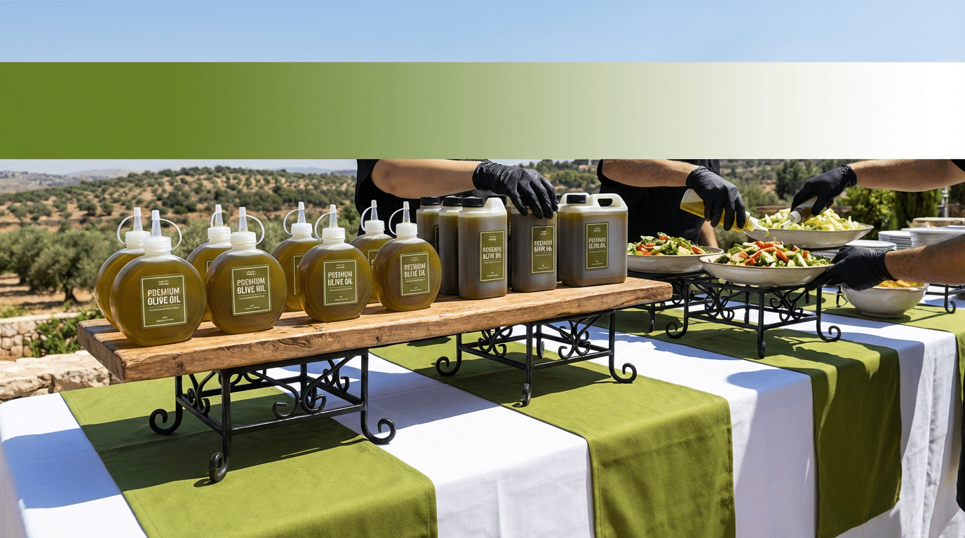 שמן זית לקייטרינג - אתגרים ופתרונות