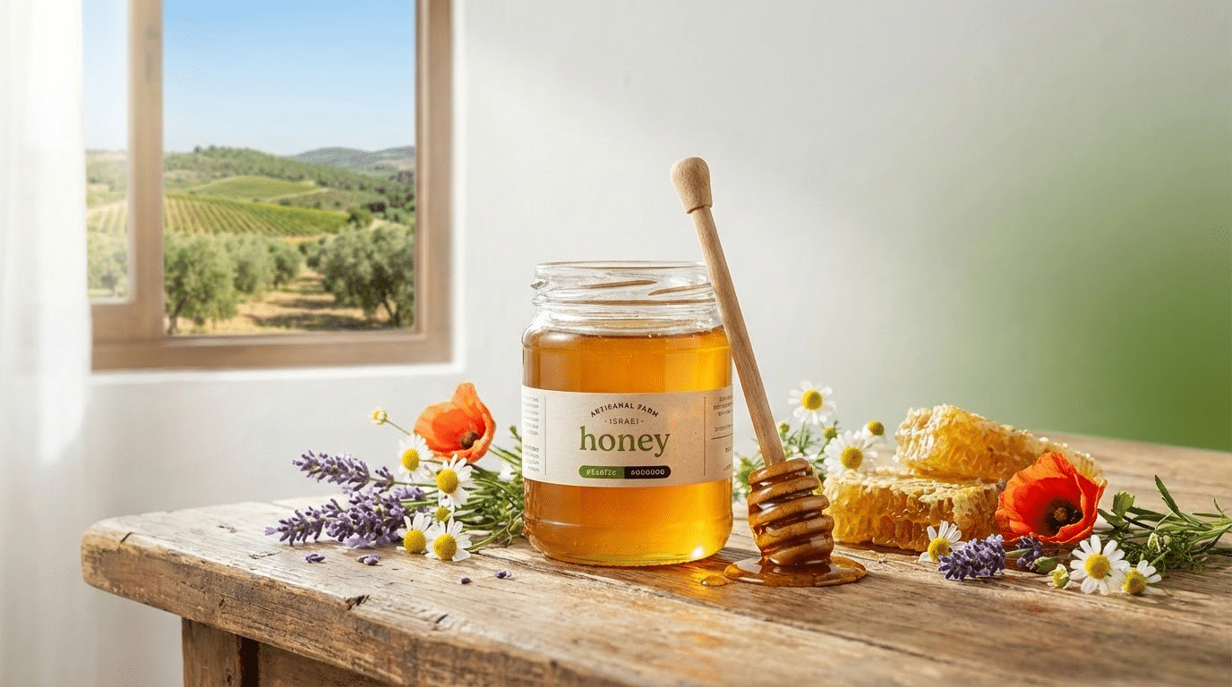 דבש טבעי: כל מה שרציתם לדעת על דבש אמיתי וטהור ממשק פנחס