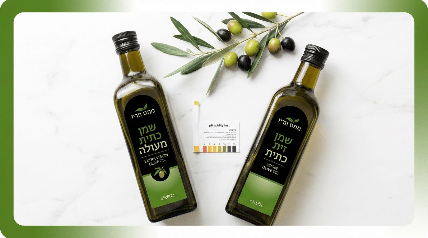 ההבדל בין שמן זית כתית לכתית מעולה - הסבר מקצועי