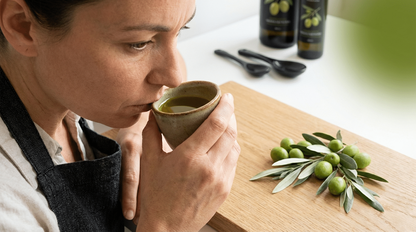 שמן זית מריר או שורף בגרון — סימן לאיכות גבוהה או קלקול?