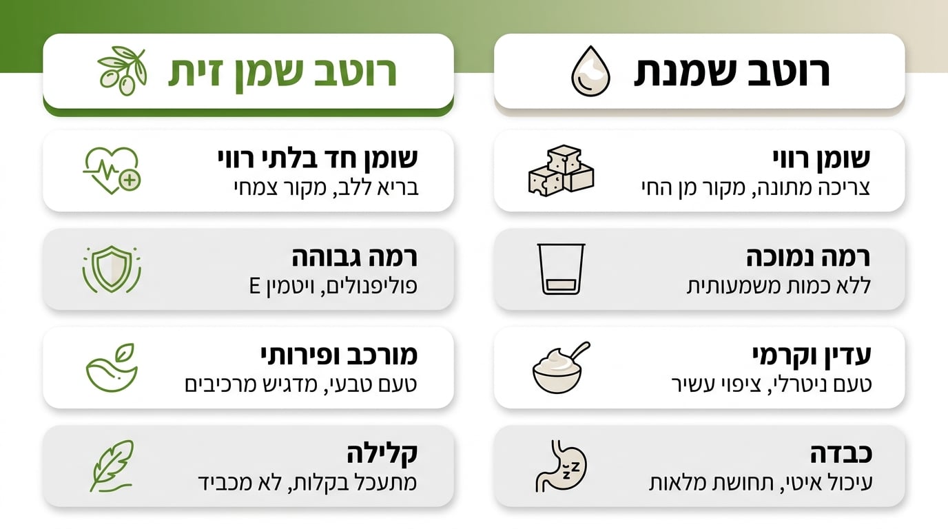 האם שמן זית הוא בחירה בריאה יותר לפסטה בהשוואה לשמנת וחמאה