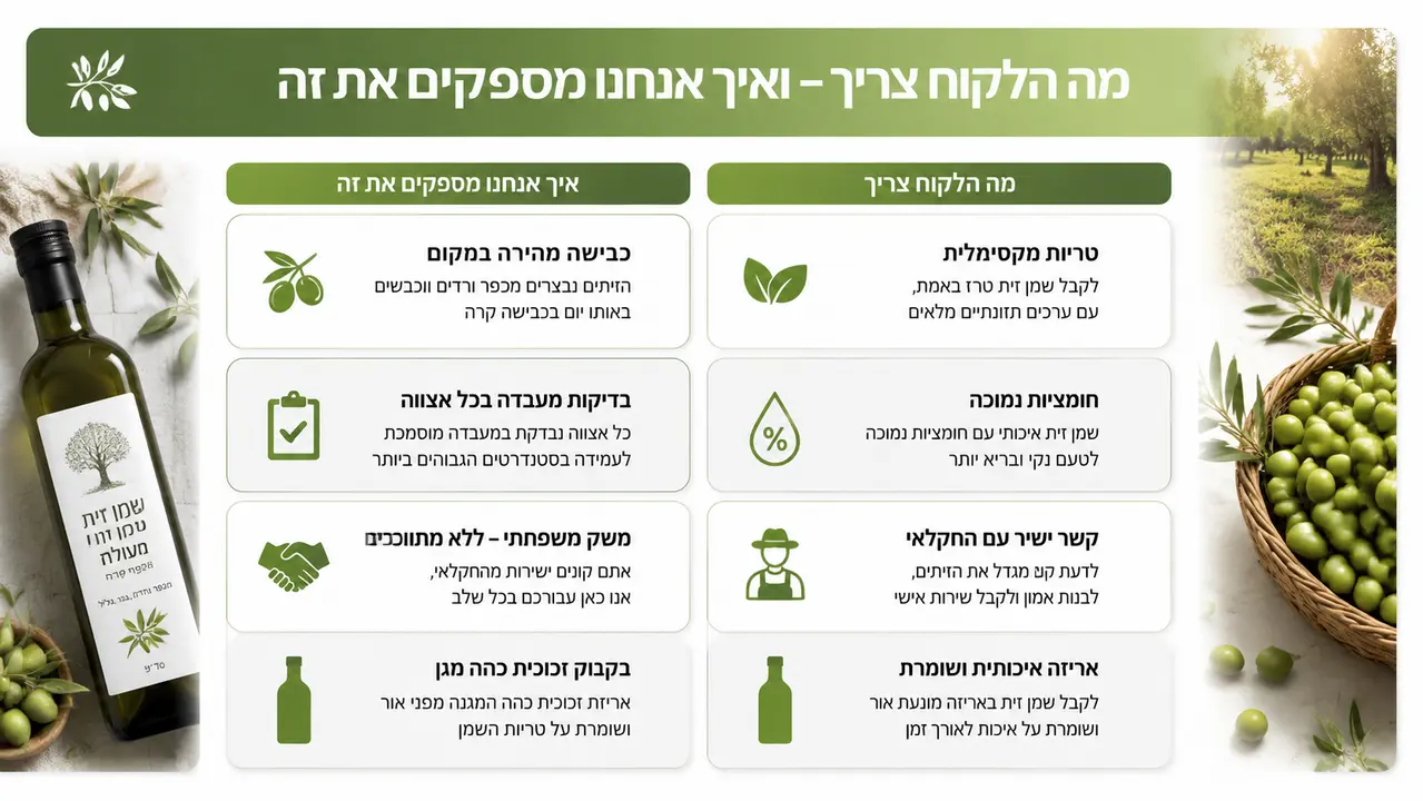כיצד משק פנחס שומר על חמיצות נמוכה - מהכרם בכפר קיש ועד הבקבוק אצלכם